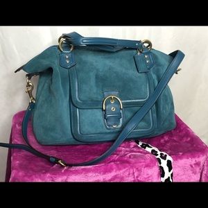 Coach Teal satchel